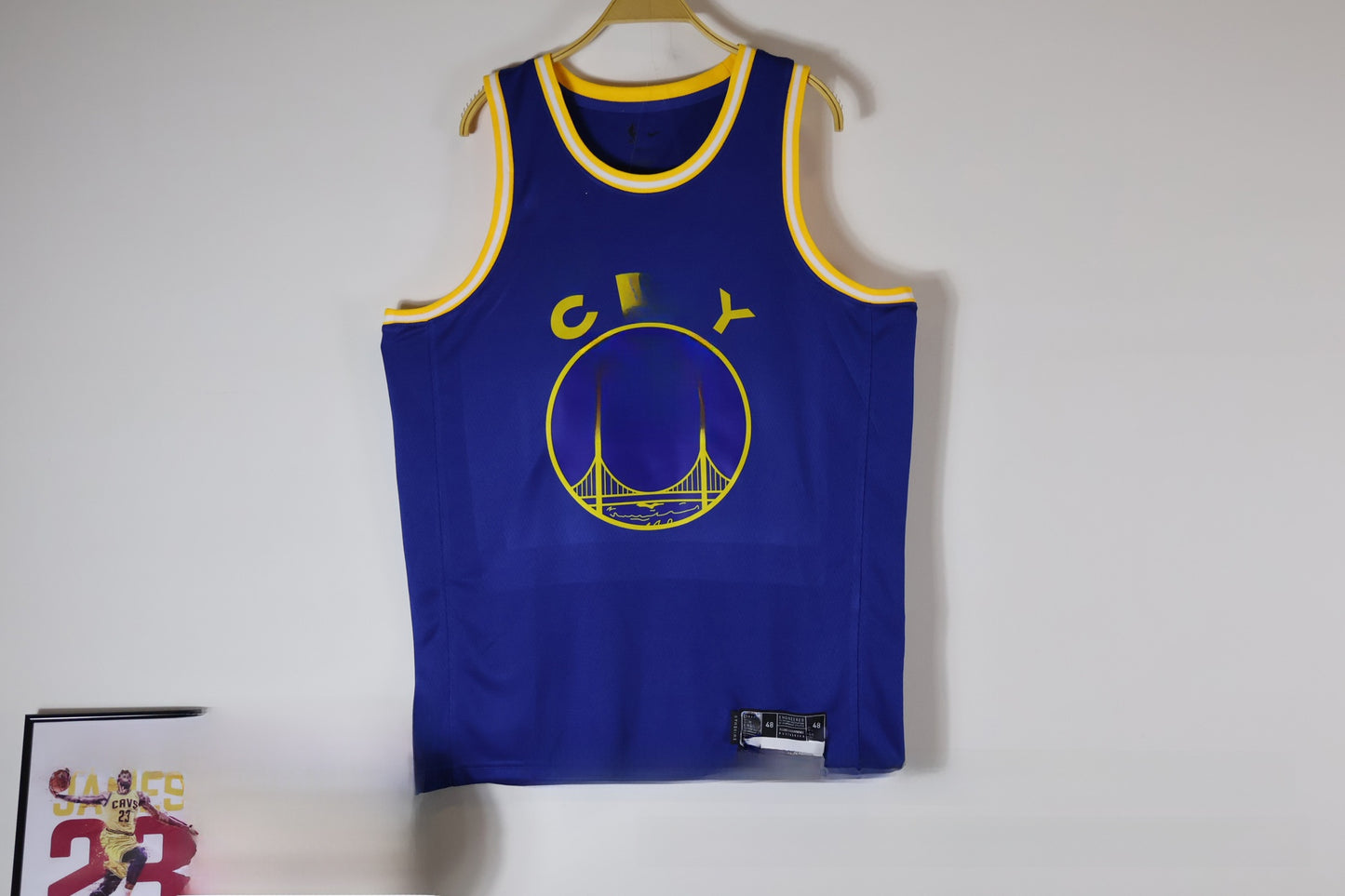 Retro Basketball Jersey Warriors Edition