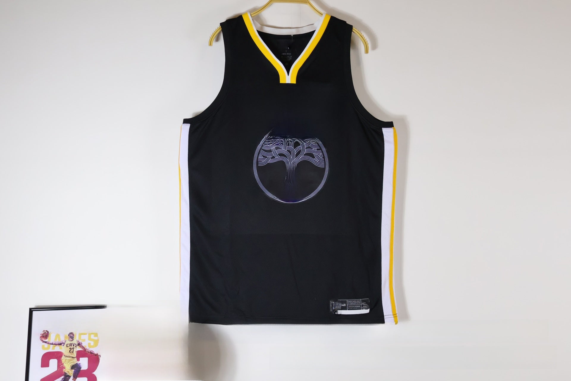 Retro Basketball Jersey Warriors Edition