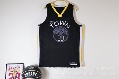 Retro Basketball Jersey Warriors Edition