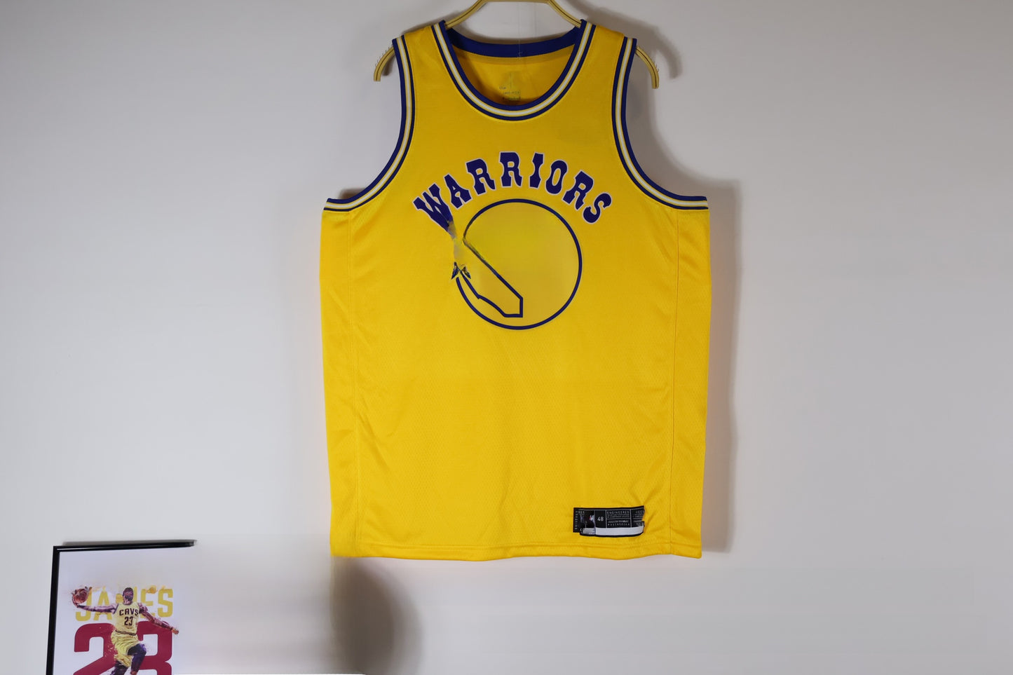 Retro Basketball Jersey Warriors Edition