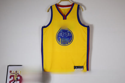 Retro Basketball Jersey Warriors Edition