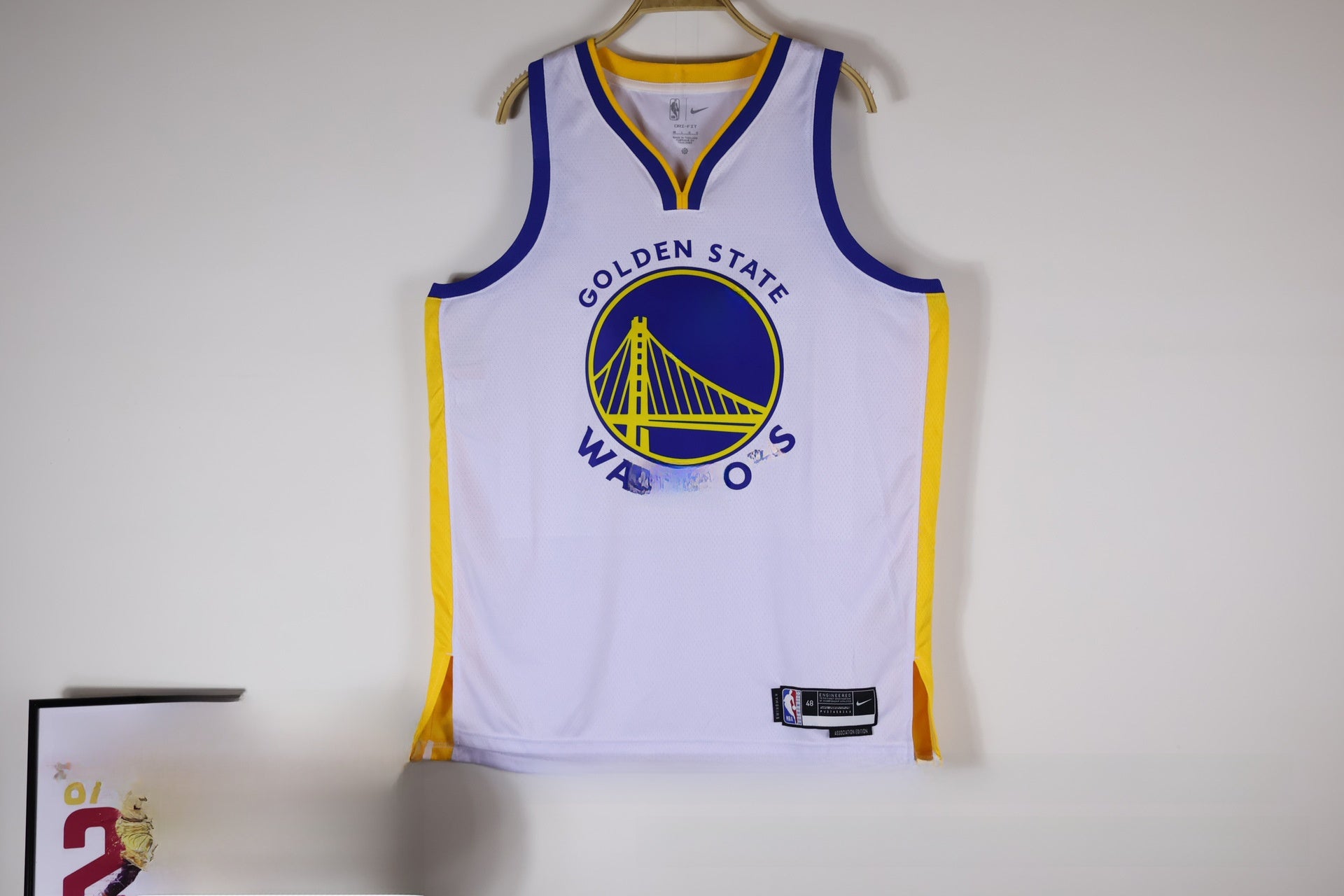 Retro Basketball Jersey Warriors Edition
