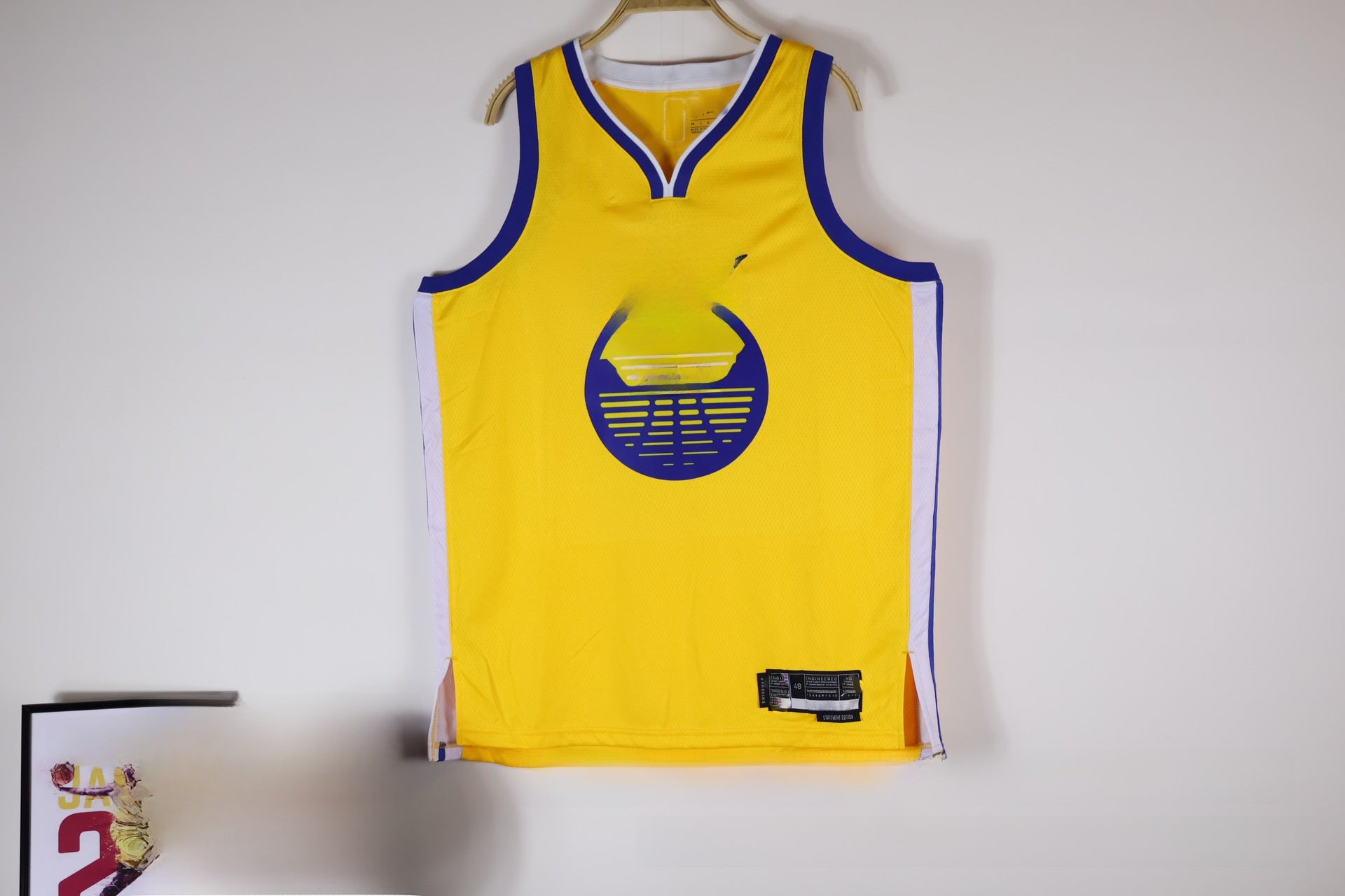 Retro Basketball Jersey Warriors Edition