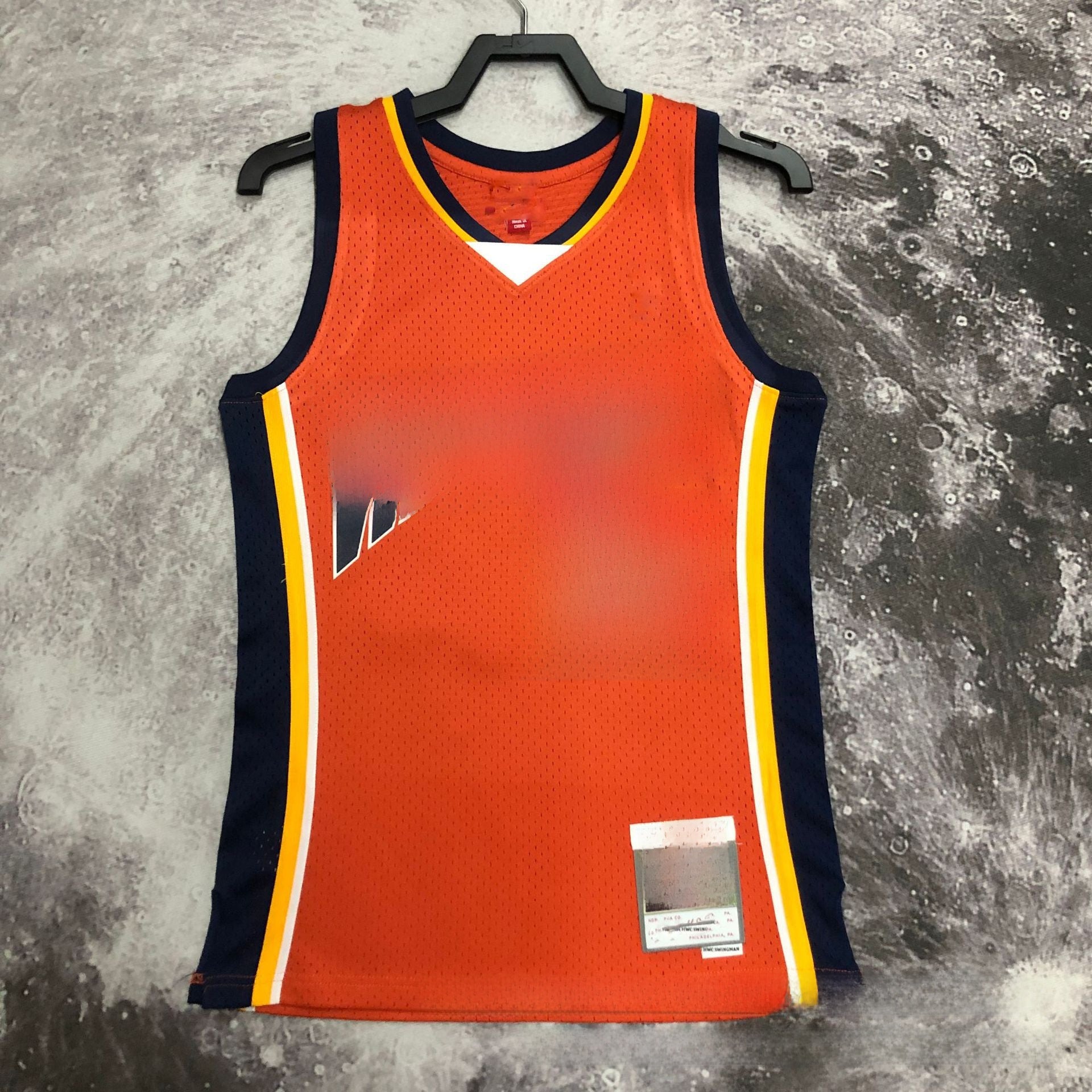 Retro Basketball Jersey Warriors Edition