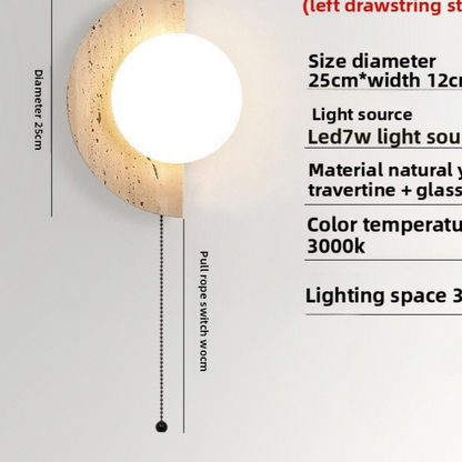 Retro Bedside Wall Lamp