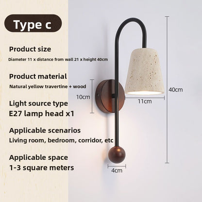 Retro Bedside Wall Lamp