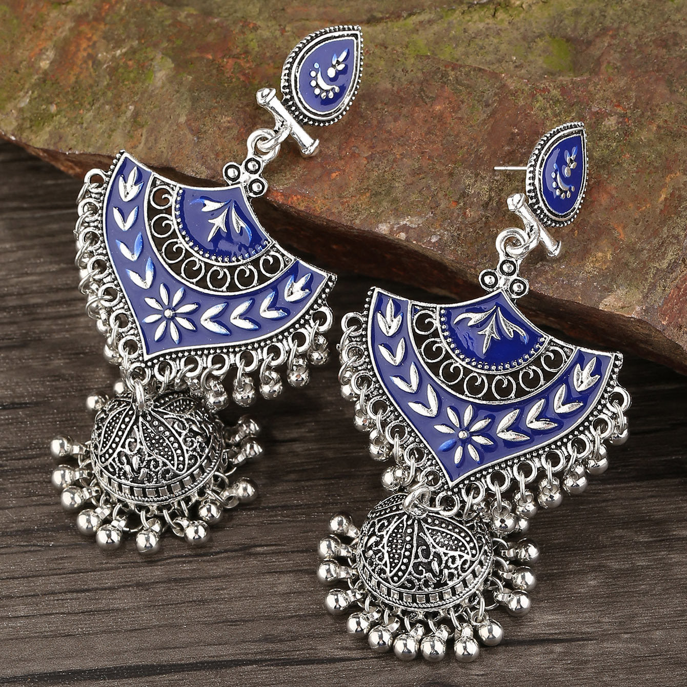 Retro Bell Tassel Earrings