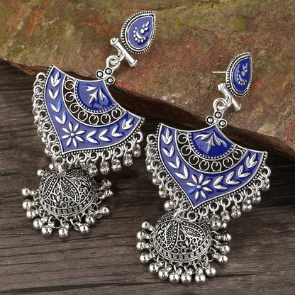 Retro Bell Tassel Earrings