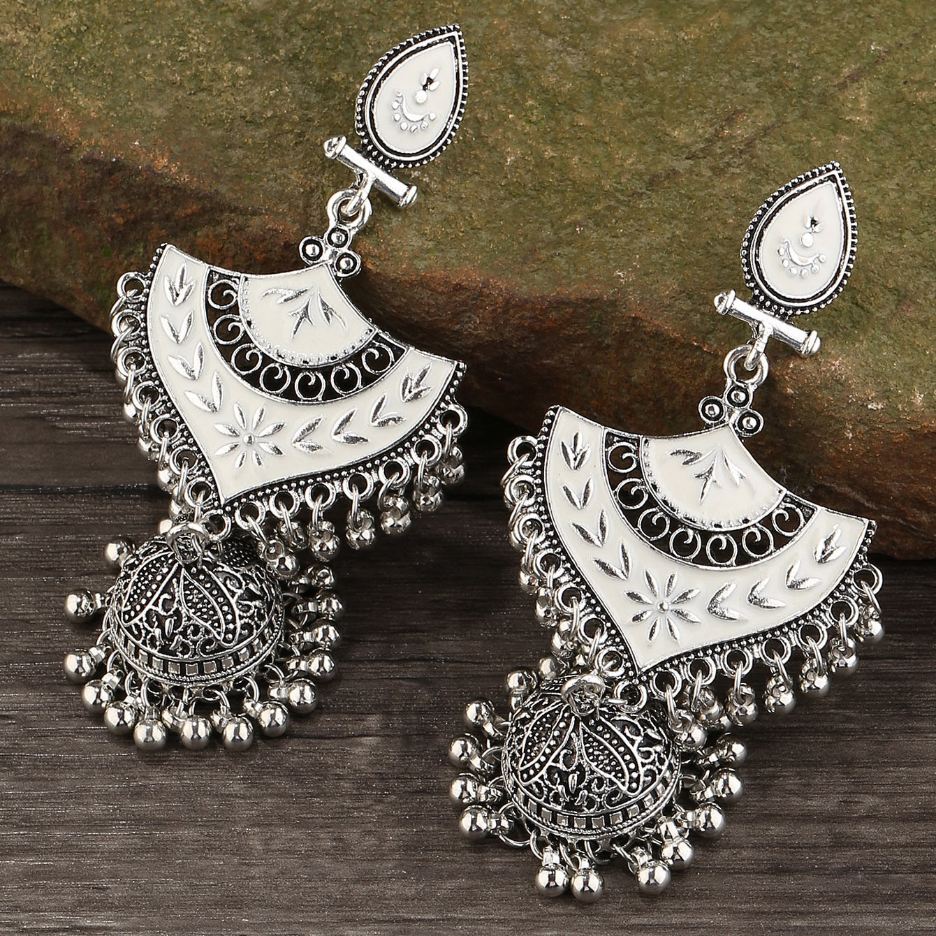 Retro Bell Tassel Earrings