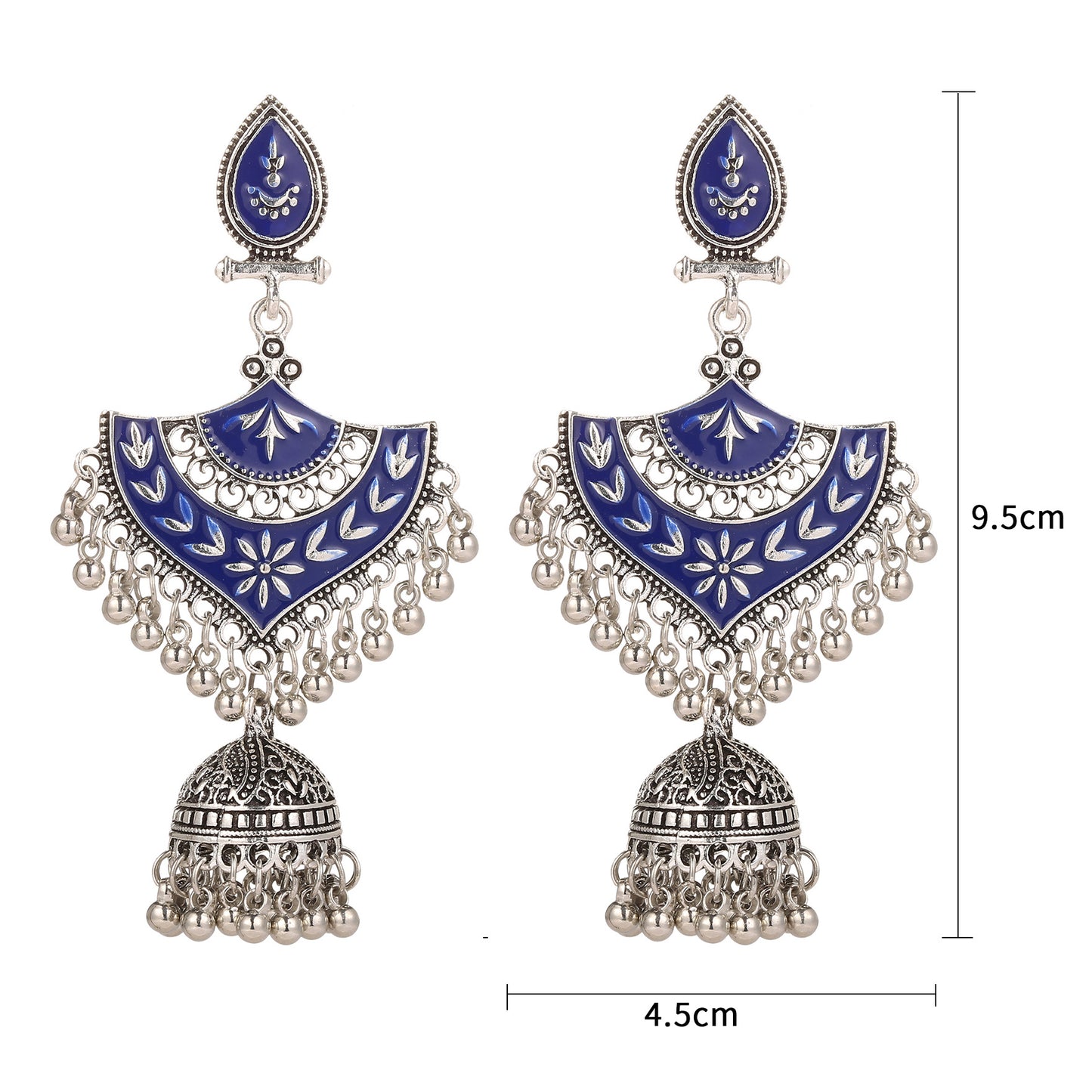 Retro Bell Tassel Earrings