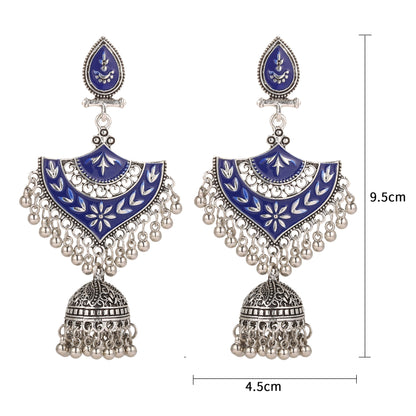 Retro Bell Tassel Earrings