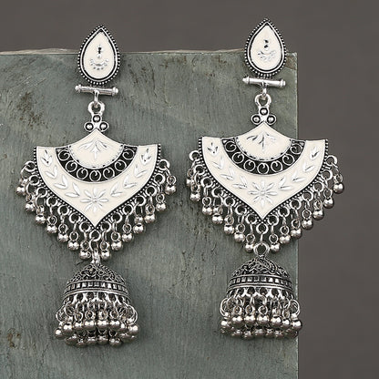 Retro Bell Tassel Earrings