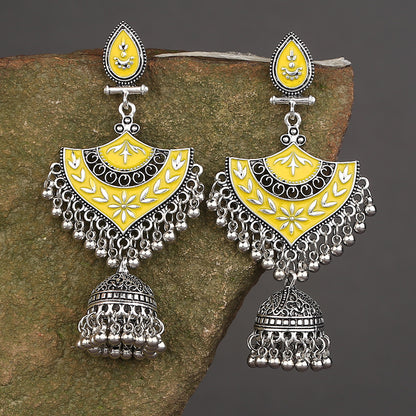 Retro Bell Tassel Earrings
