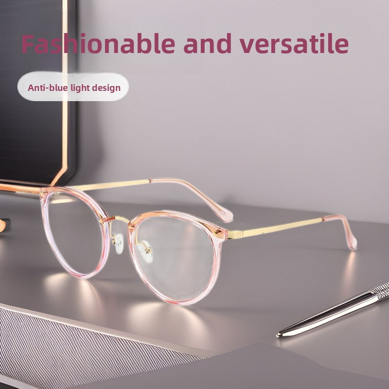 Retro blue light glasses