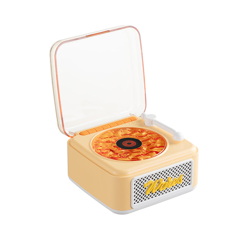 Retro Bluetooth Speaker with Vinyl Design