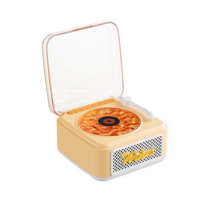 Retro Bluetooth Speaker with Vinyl Design
