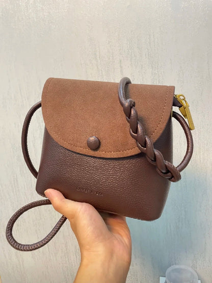 Retro Bucket Crossbody Bag