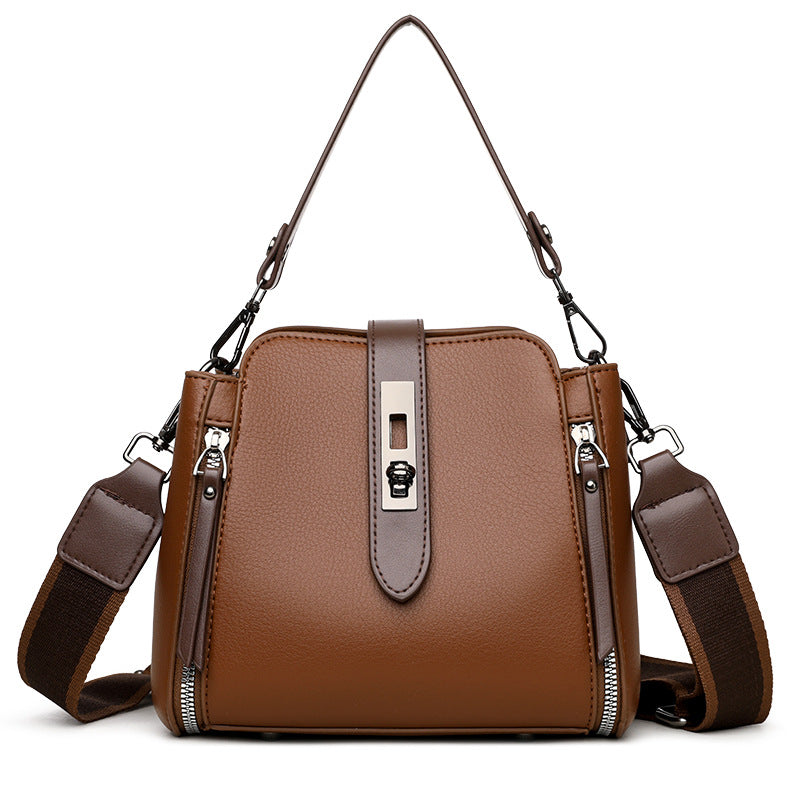 Retro Bucket Shoulder Bag