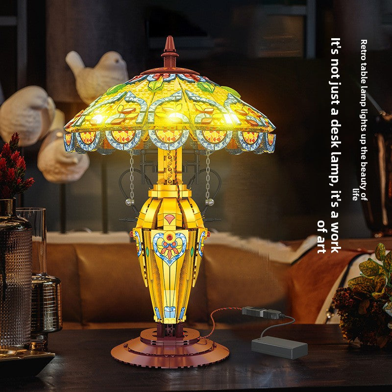 Retro Building Blocks Table Lamp