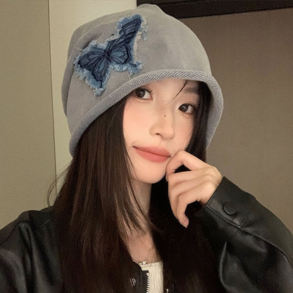 Retro butterfly headband hat