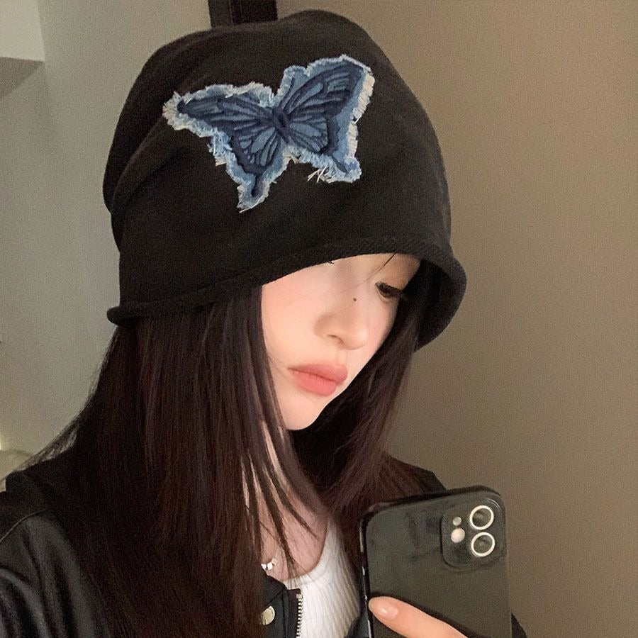 Retro butterfly headband hat