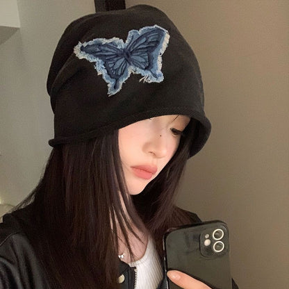 Retro butterfly headband hat