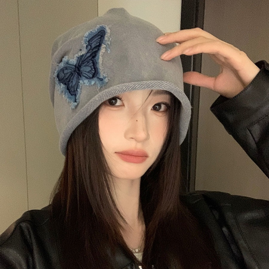 Retro butterfly headband hat