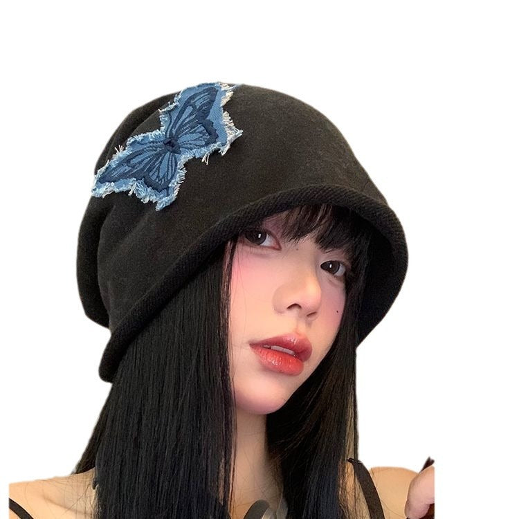 Retro butterfly headband hat