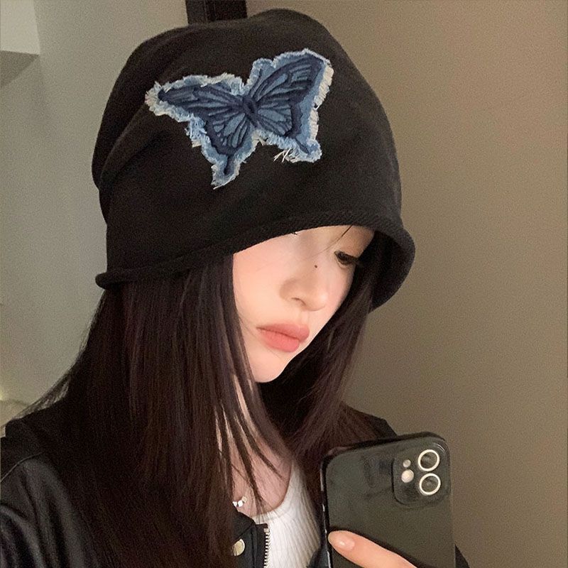 Retro butterfly headband hat