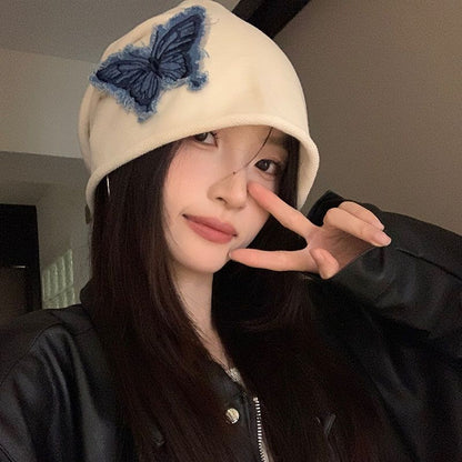 Retro butterfly headband hat