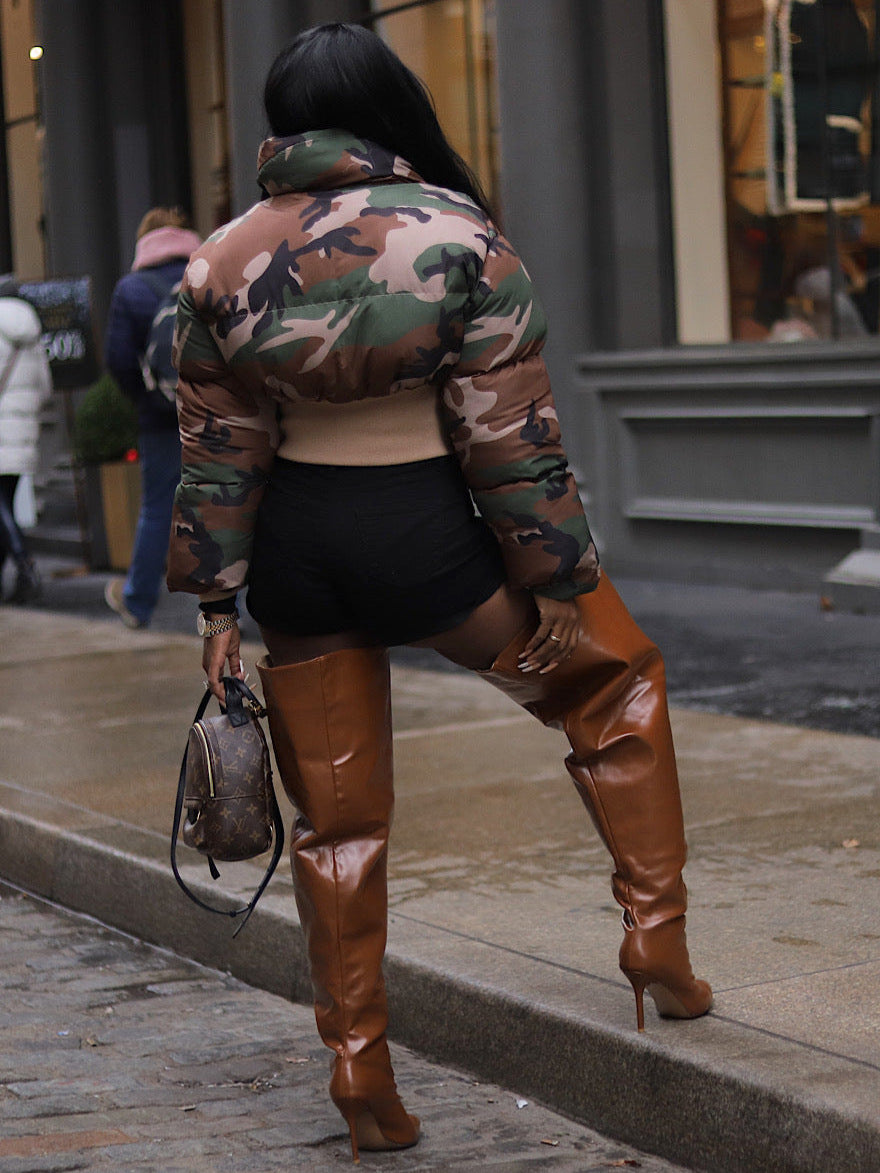 Retro camouflage jacket