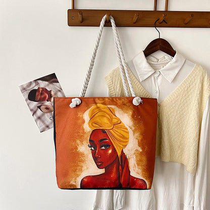 Retro canvas bag