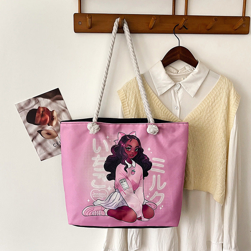 Retro canvas bag