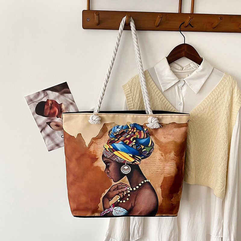 Retro canvas bag