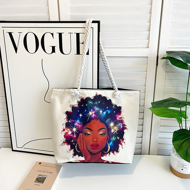 Retro canvas bag