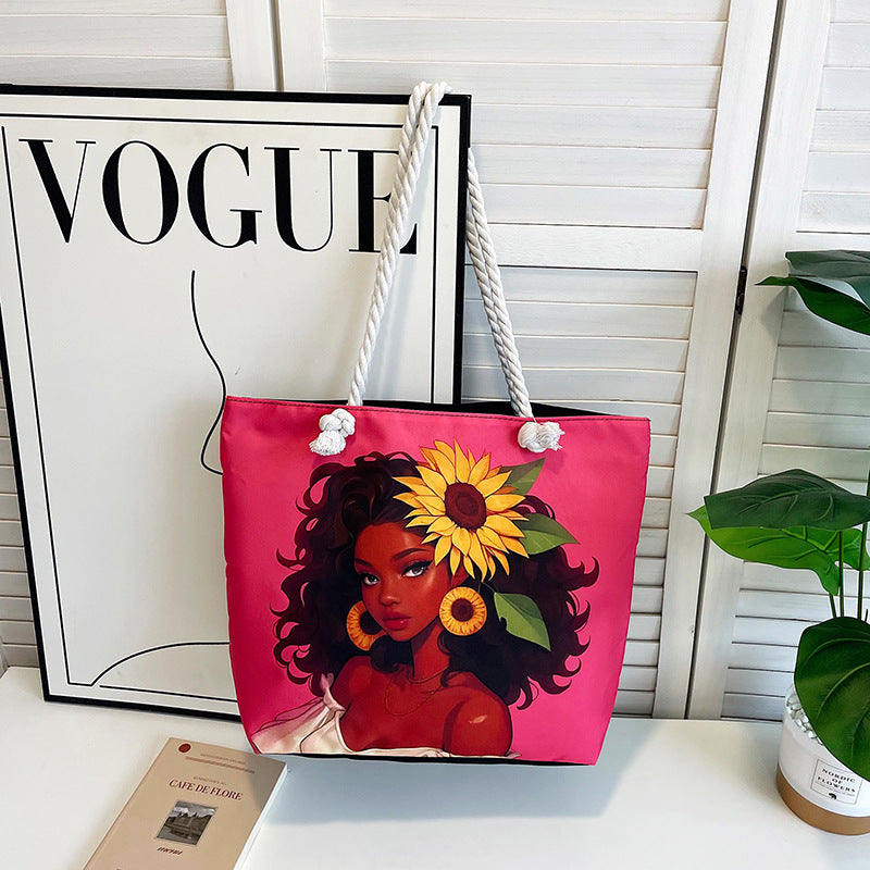 Retro canvas bag
