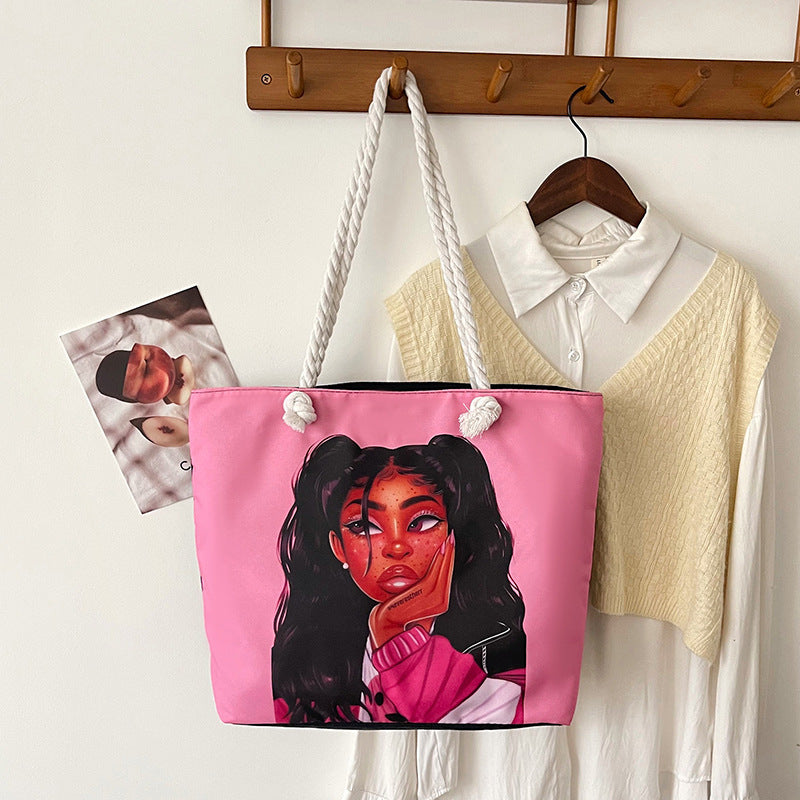 Retro canvas bag