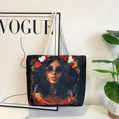 Retro canvas bag