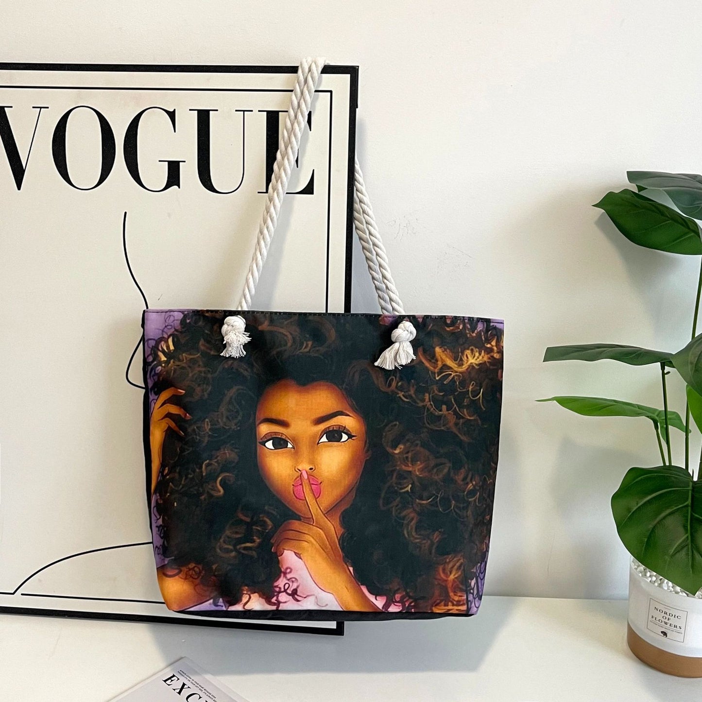 Retro canvas bag