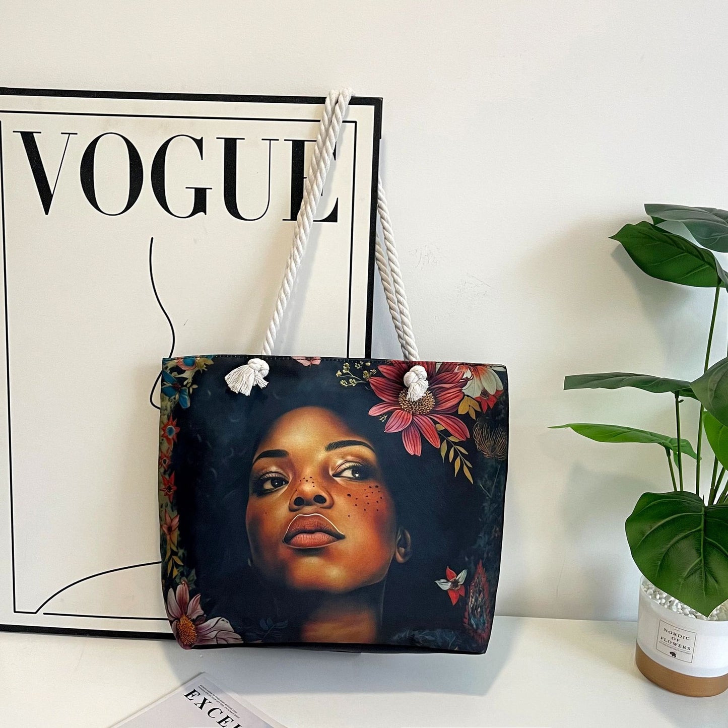 Retro canvas bag
