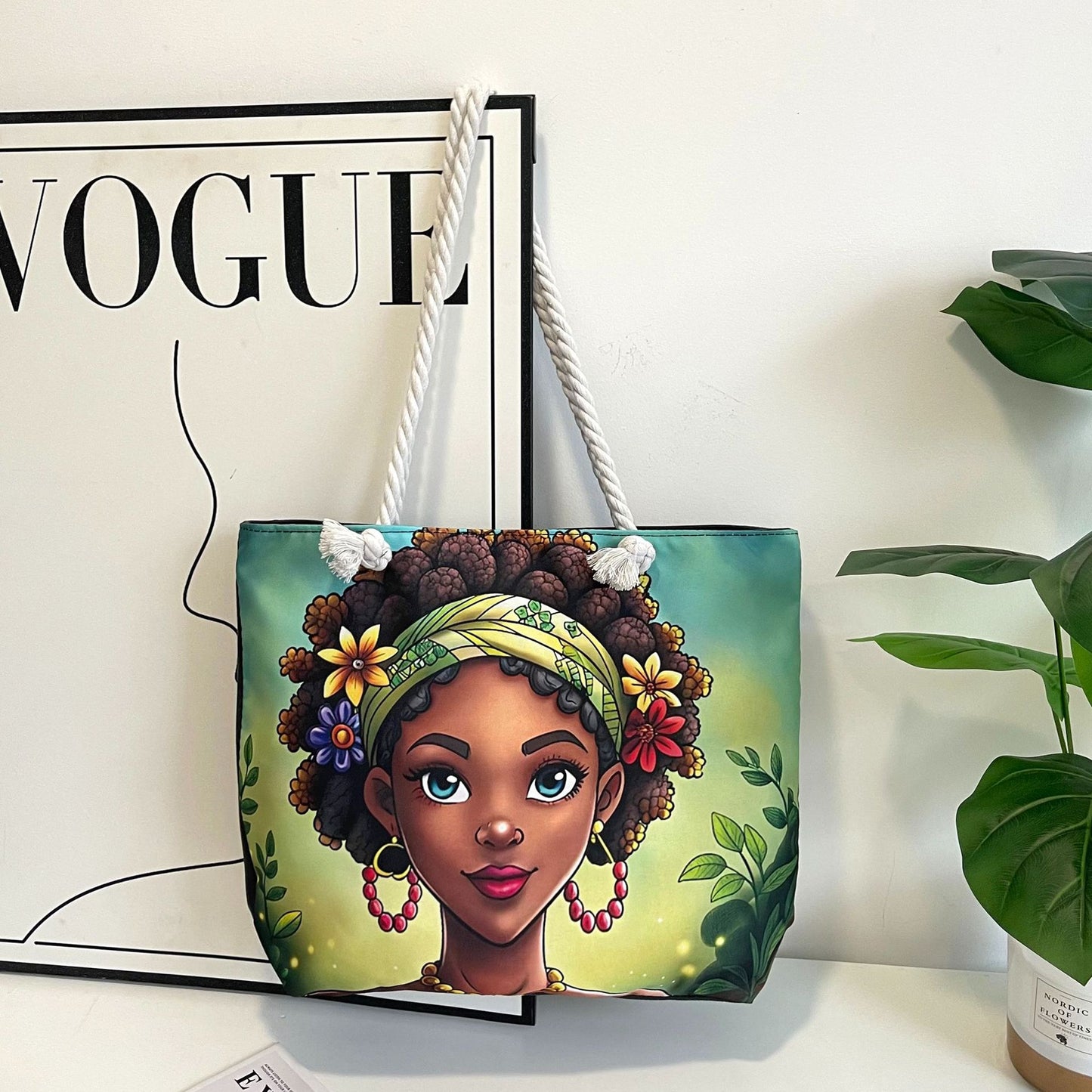 Retro canvas bag