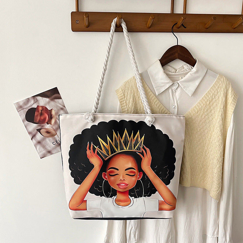Retro canvas bag
