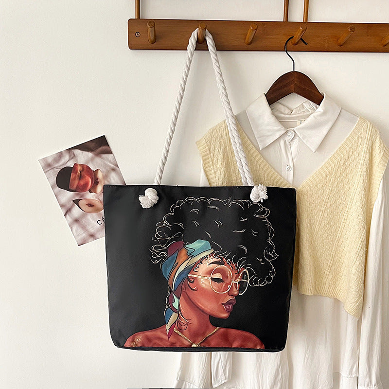 Retro canvas bag