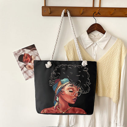 Retro canvas bag