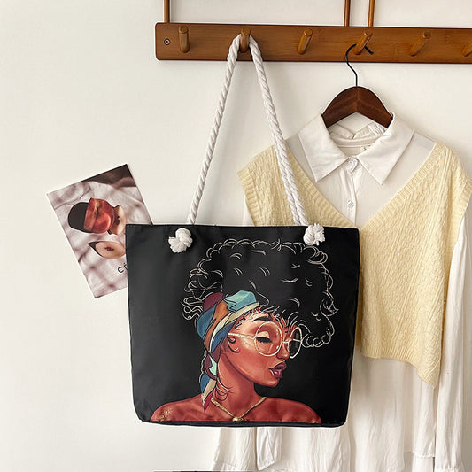 Retro canvas bag