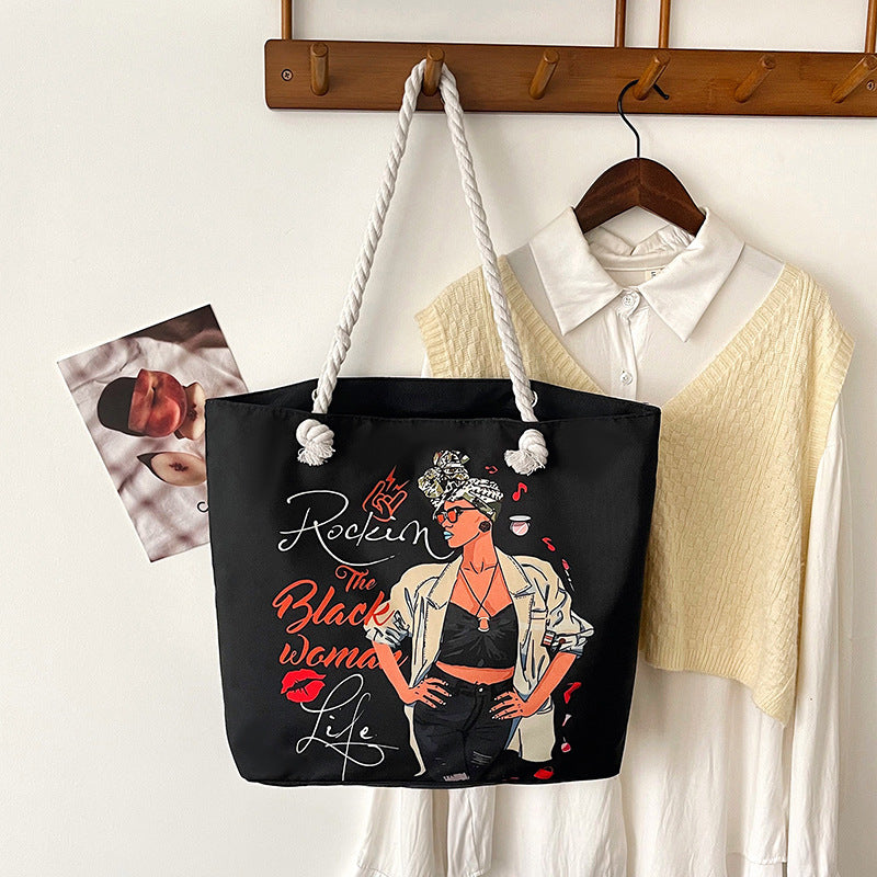 Retro canvas bag