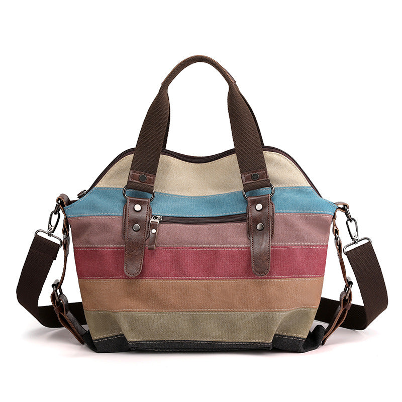 Retro Canvas Crossbody Bag
