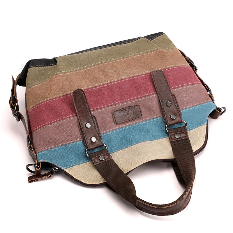 Retro Canvas Crossbody Bag
