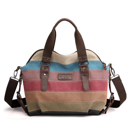 Retro Canvas Crossbody Bag