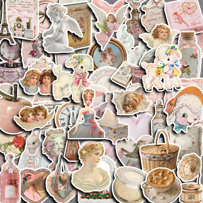 Retro Cartoon Character Stickers